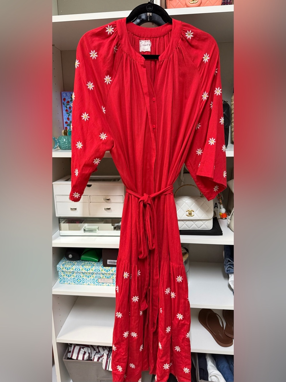 Sundress Embroidery Maxi dress/coverup
